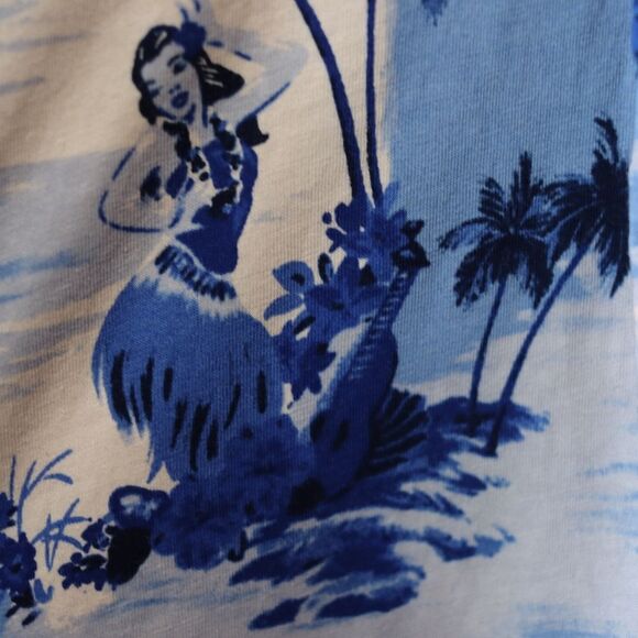 Polo Ralph Lauren Vintage Hawaiian Print Hoodie Medium Tropical Graphic - Picture 5 of 14